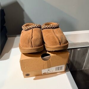 Kids Brown Suede Shoes